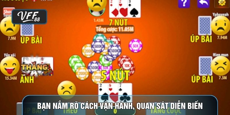 Bạn nắm rõ cách vận hành, quan sát diễn biến